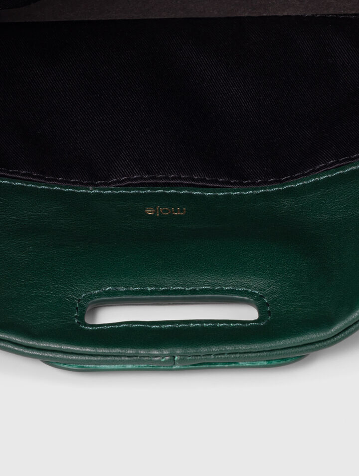 Sac Miss M mini en cuir lisse