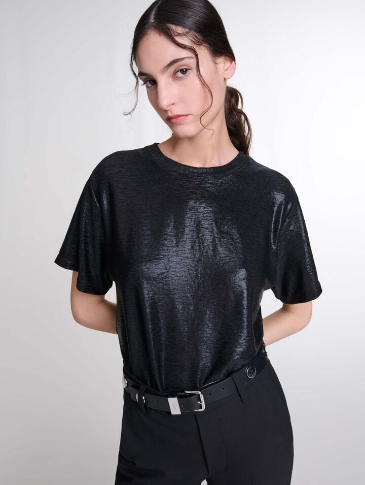 Tee-shirt lamé