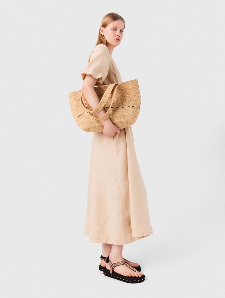 Robe longue en lin