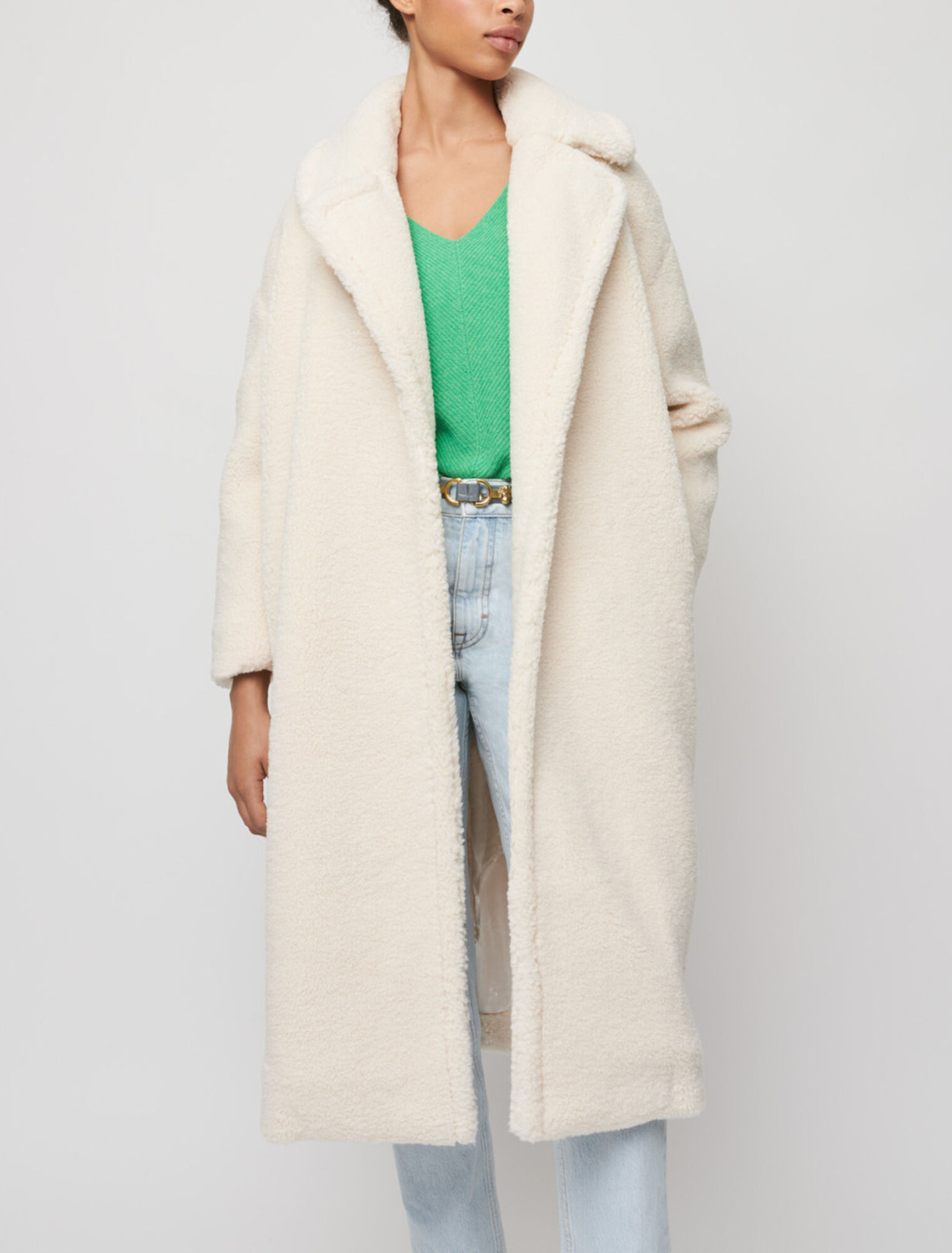 Manteau façon fourrure