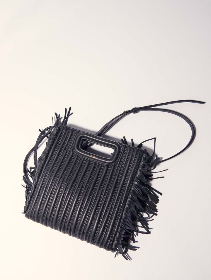 Sac M en cuir matelassé