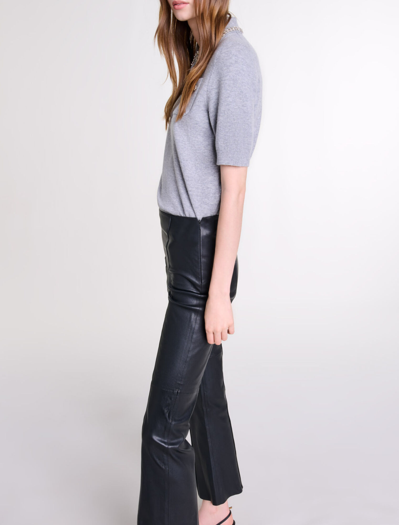 Pantalon en cuir