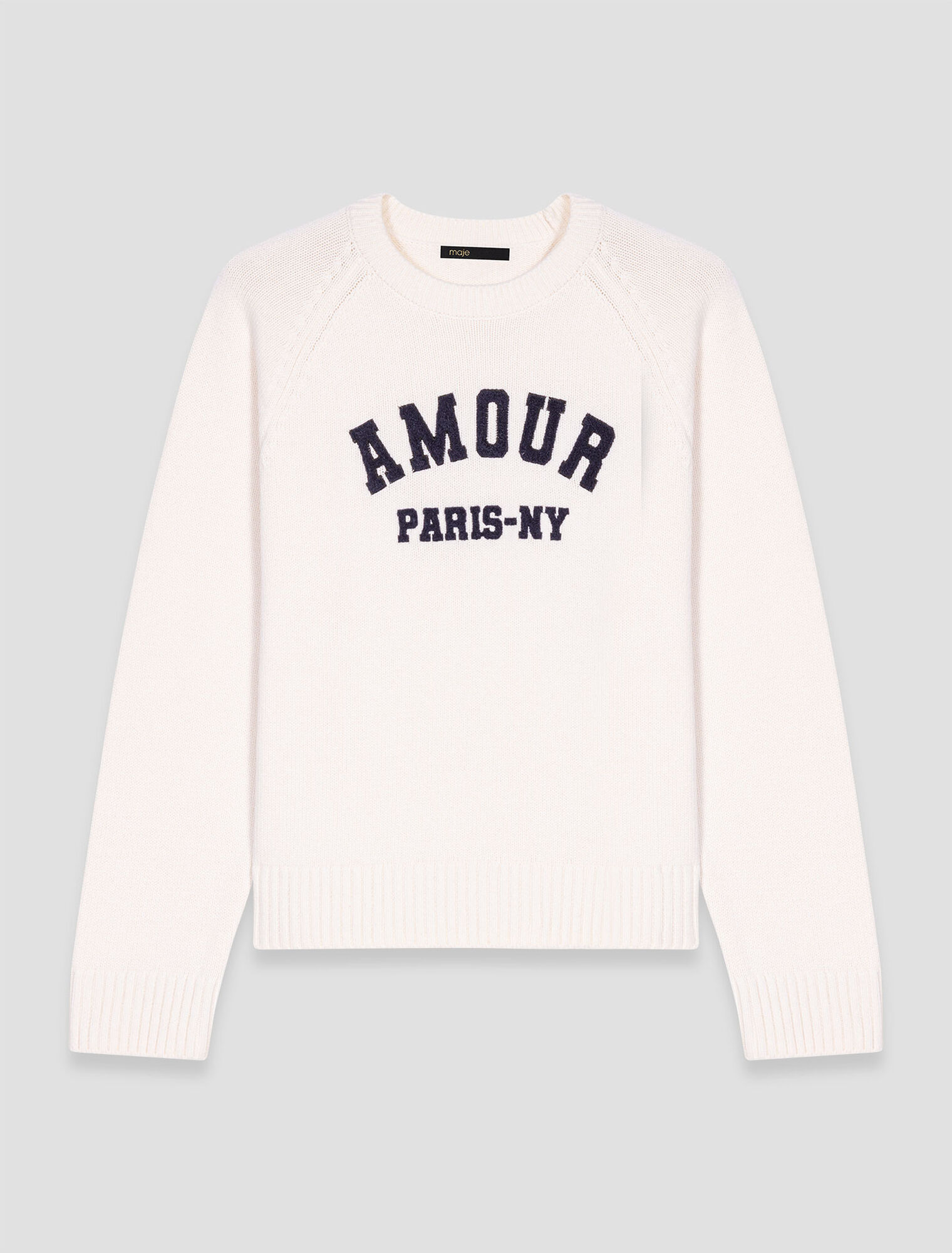 Pull en maille côtelée