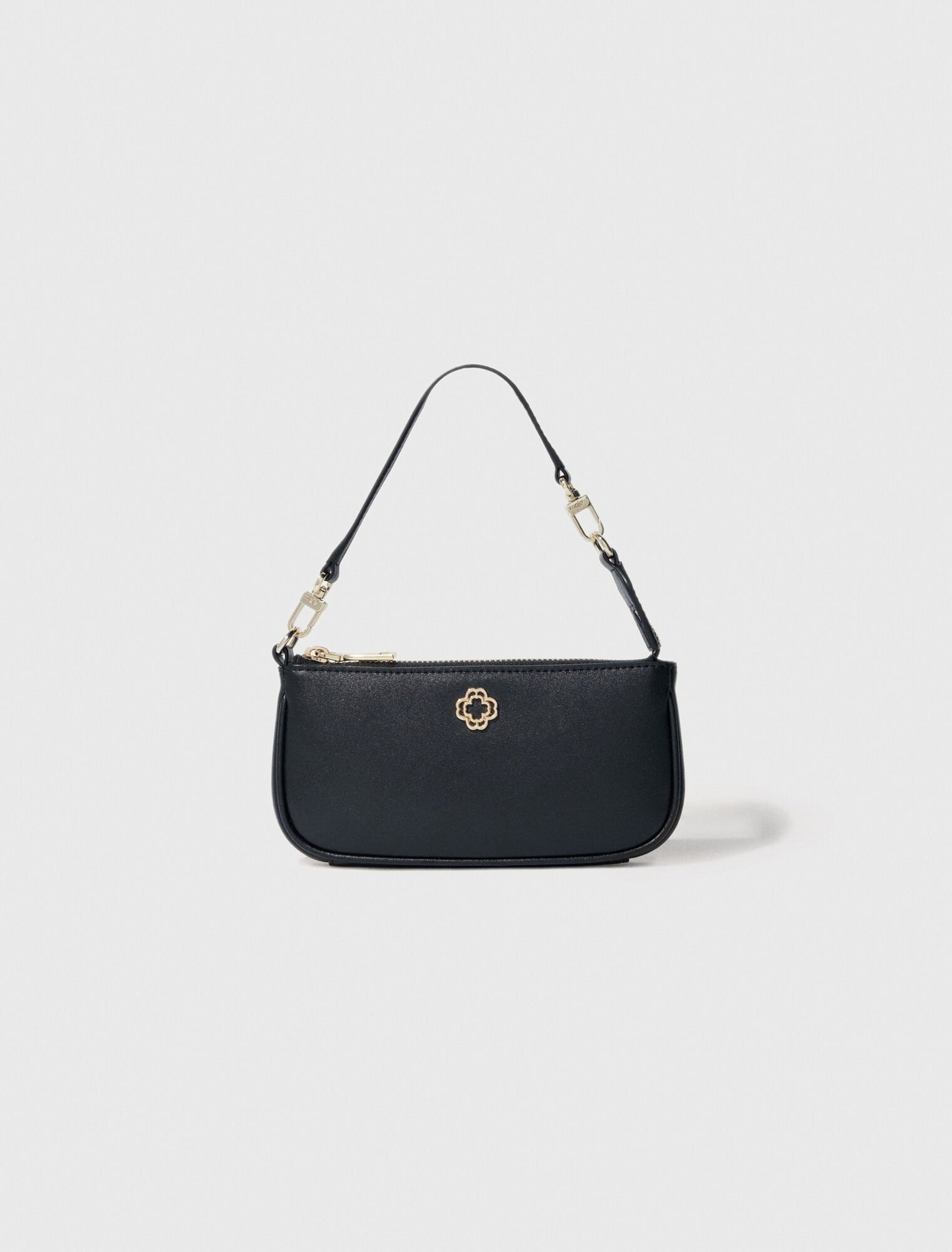 Pochette en cuir lisse