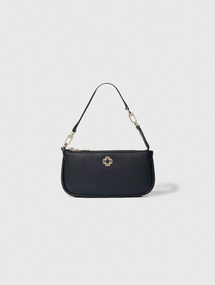 Pochette en cuir lisse