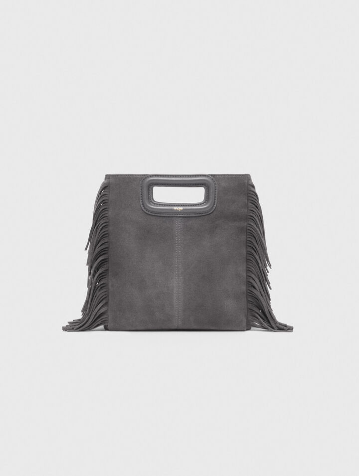 Sac M en cuir suède