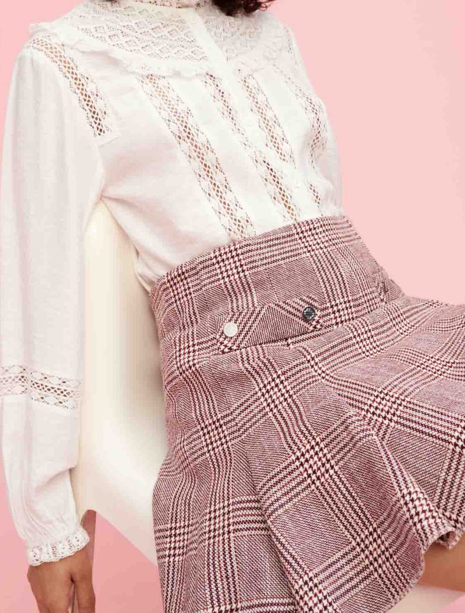 Chemise à broderies anglaises