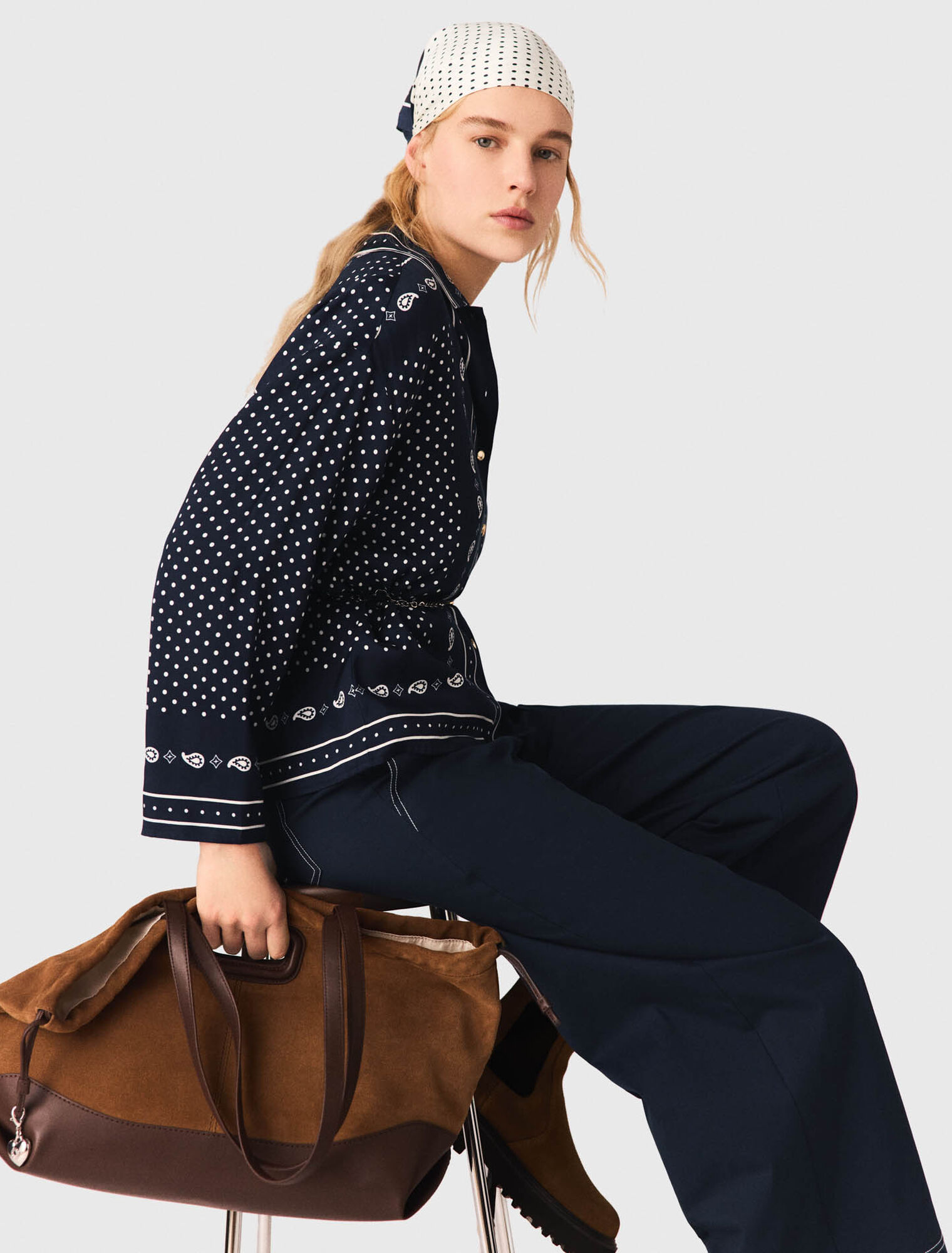 Chemise fluide imprim&eacute;e