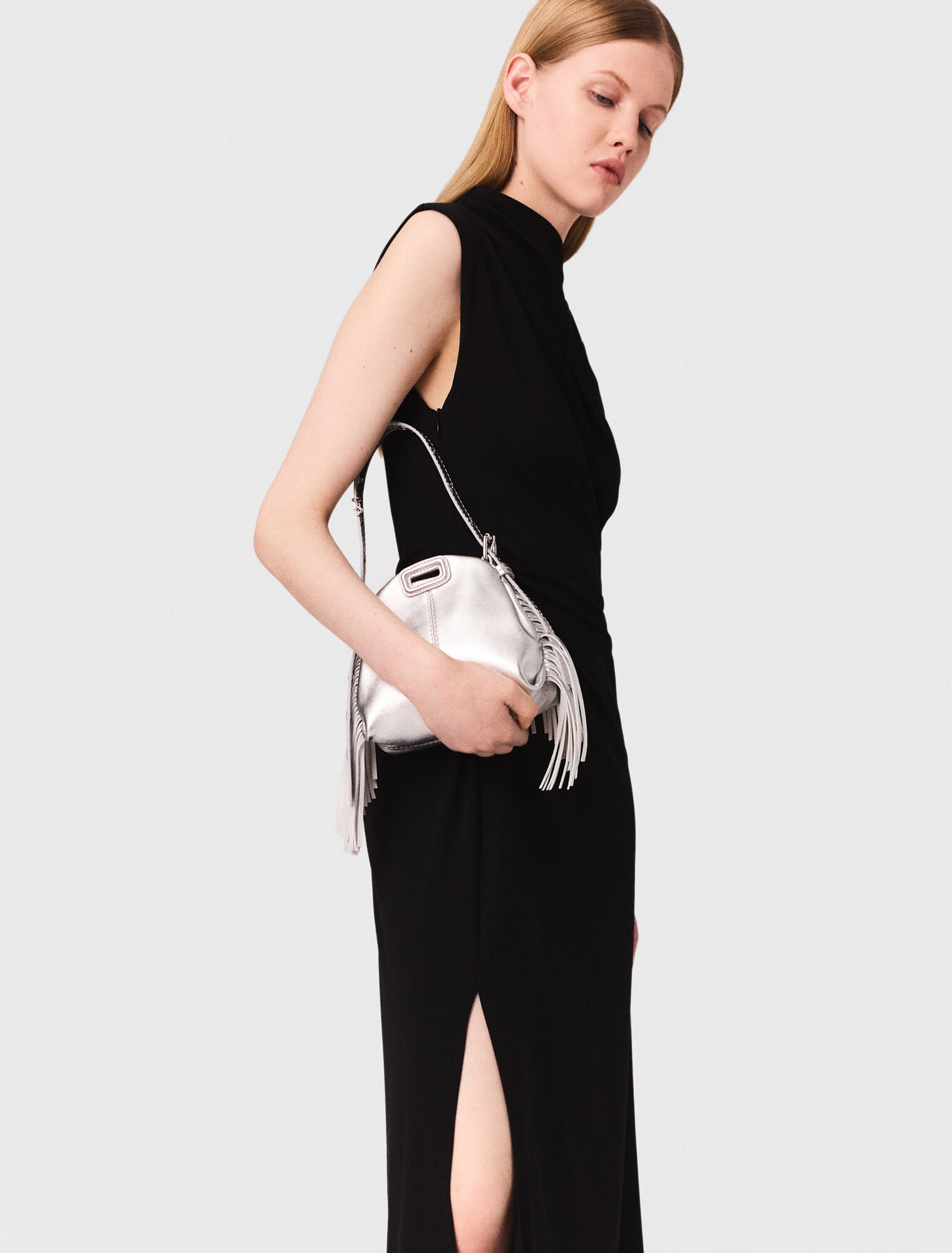 Robe maxi avec taille découpée