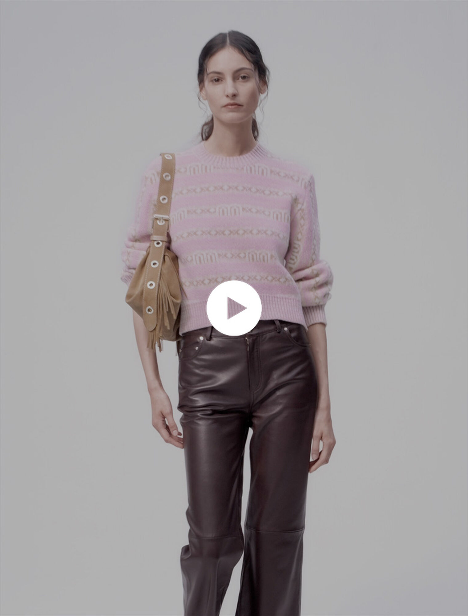 Pantalon en cuir