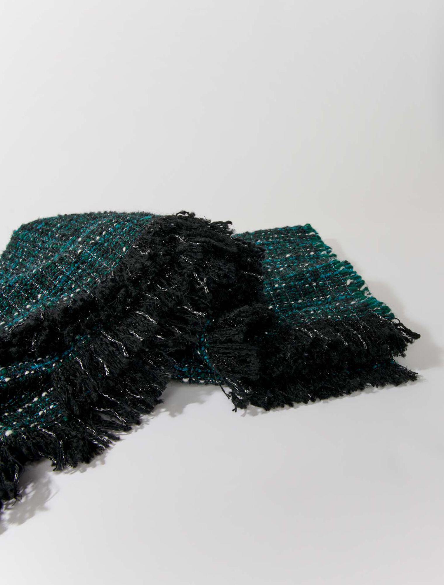 Poncho en tweed
