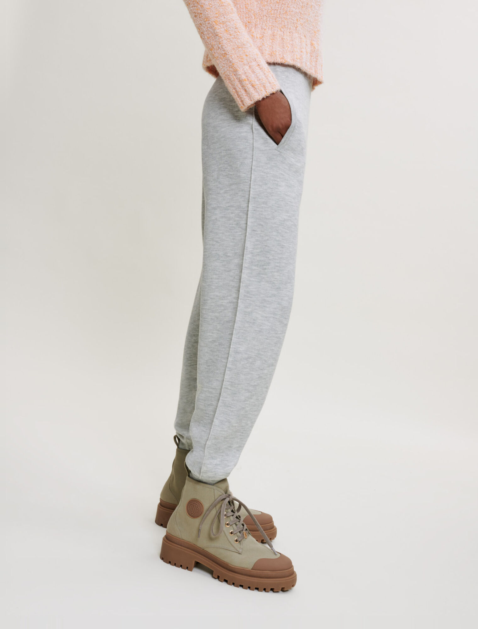 Pantalon de jogging en molleton chiné