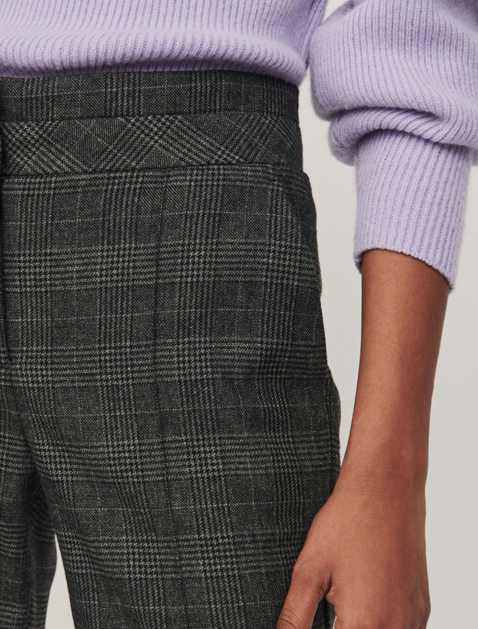 Pantalon en prince-de-galles