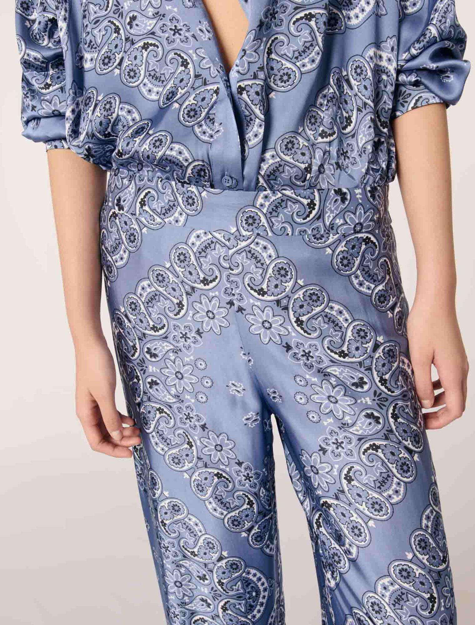 Pantalon fluide imprimé