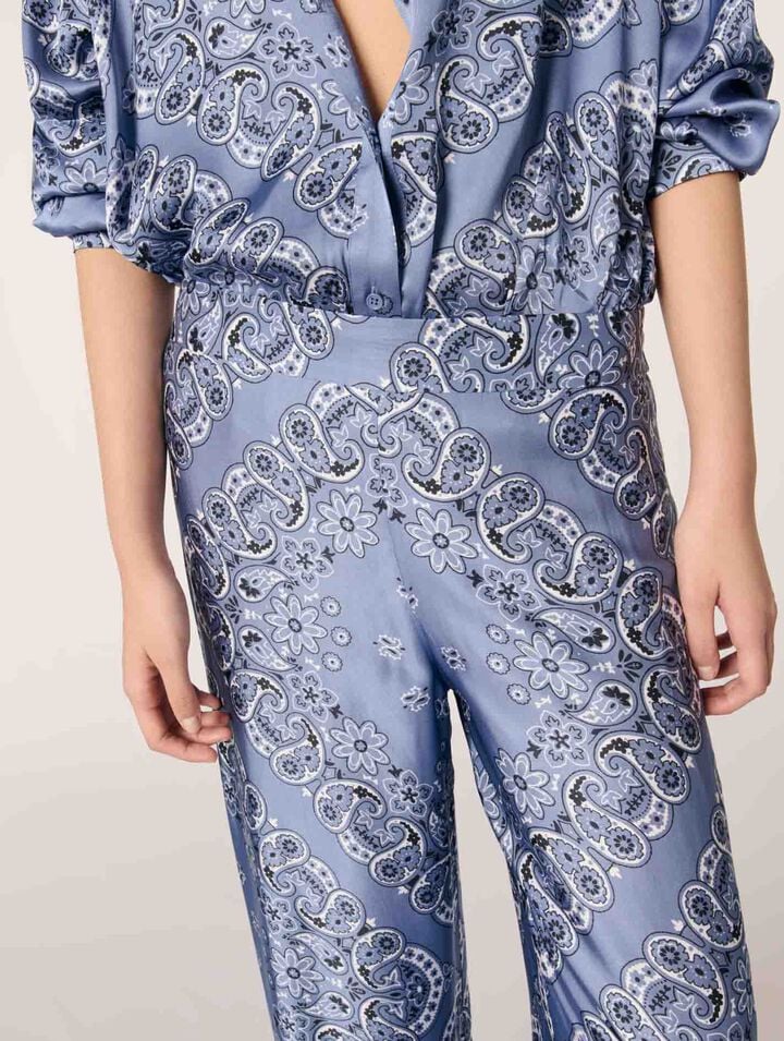 Pantalon fluide imprimé