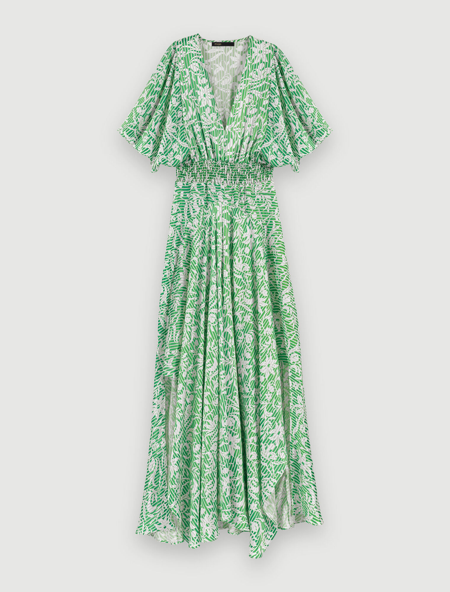 Robe longue asymétrique