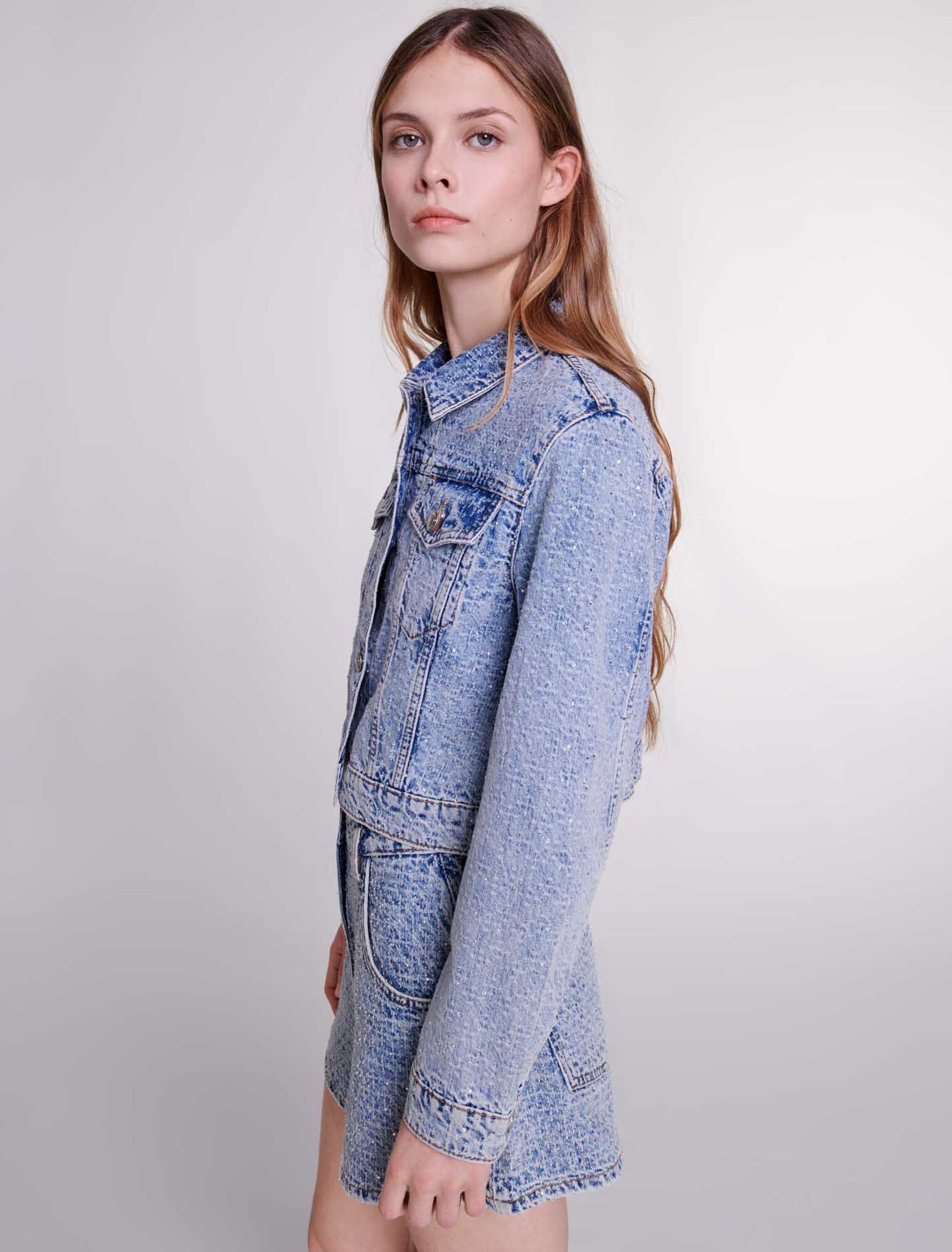 Short en denim