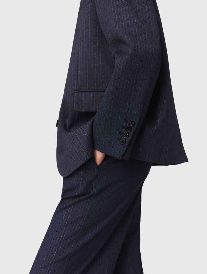 Veste de tailleur à strass