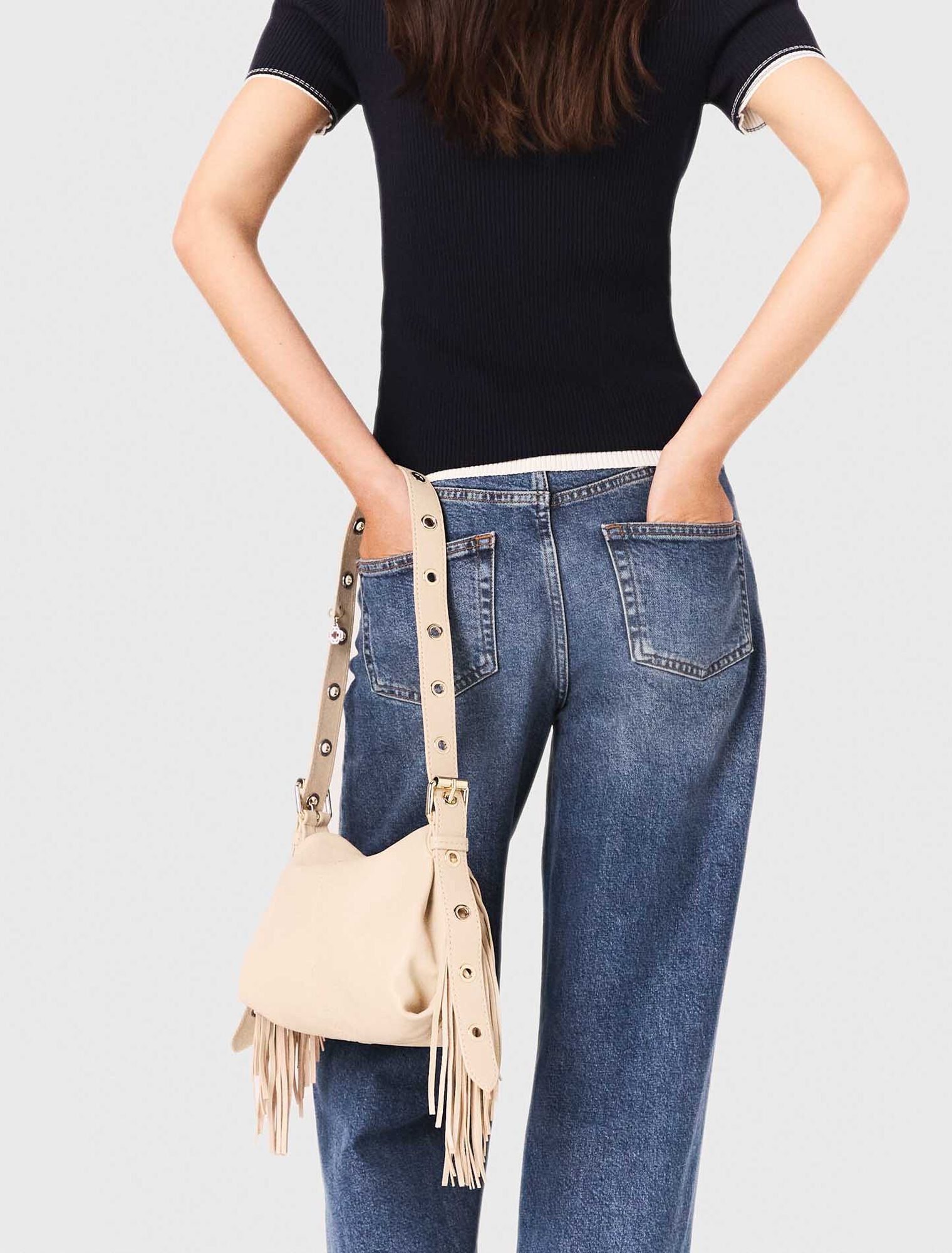 Sac Miss M mini en cuir lisse