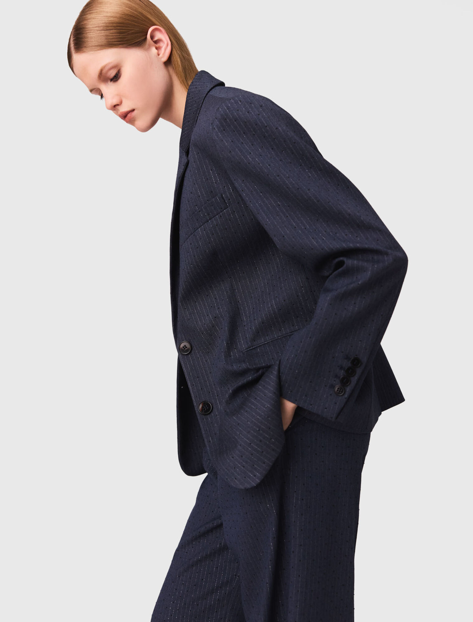 Veste de tailleur à strass