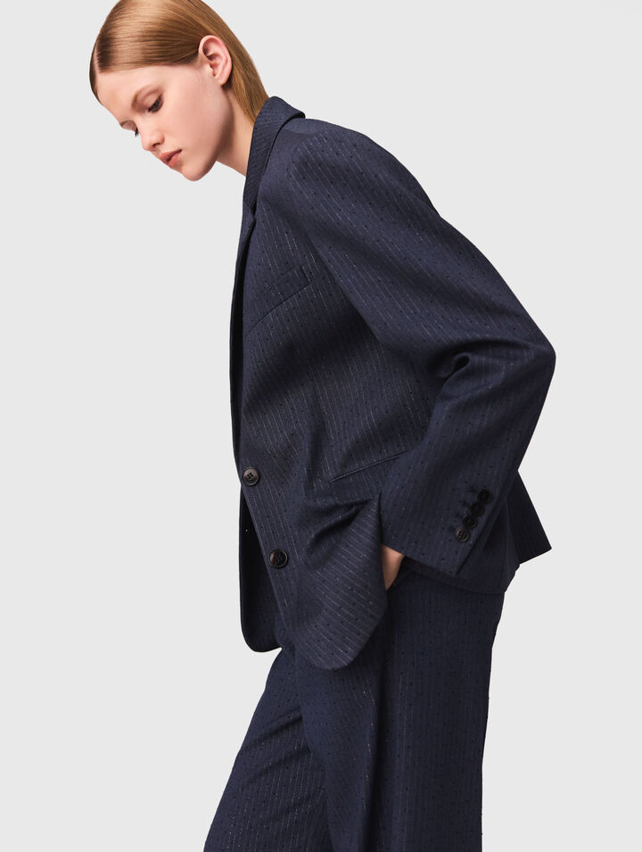 Veste de tailleur à strass
