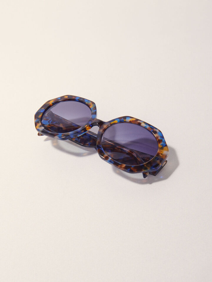 Lunettes rondes en acétate écaille