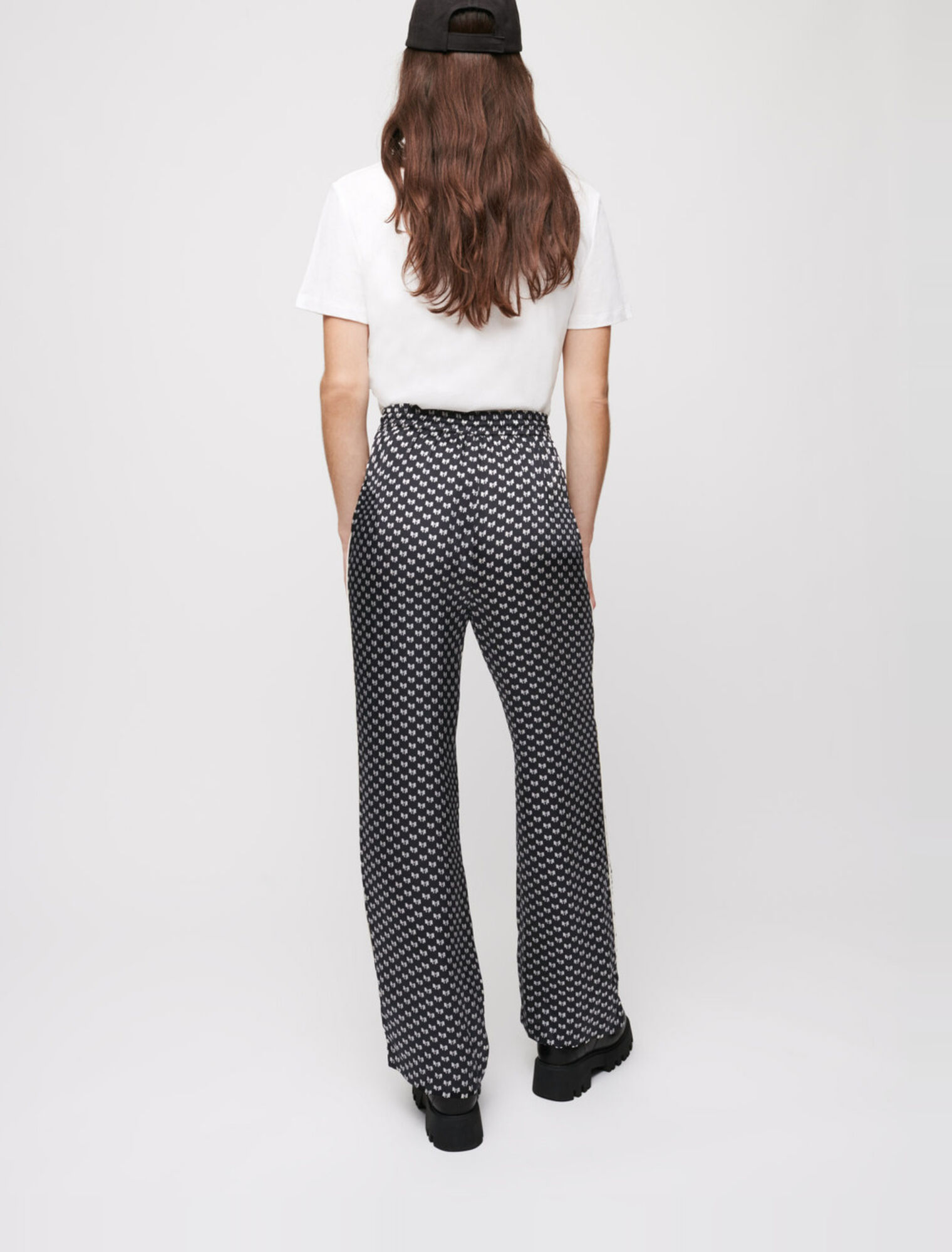 Pantalon pyjama imprimé nœuds