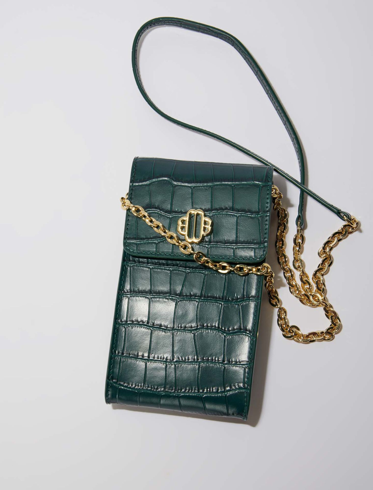 Pochette de téléphone en cuir