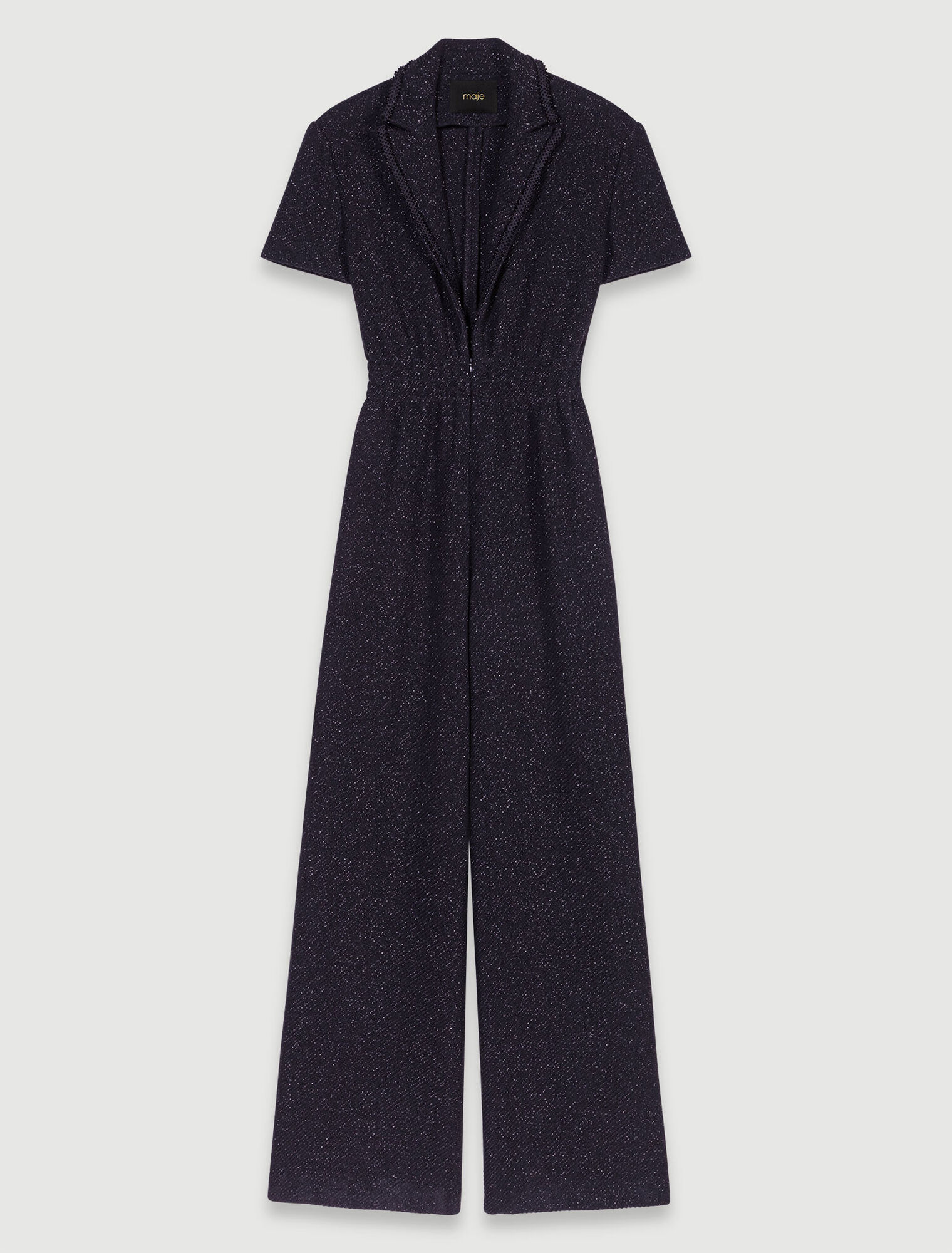 Combinaison pantalon en tweed