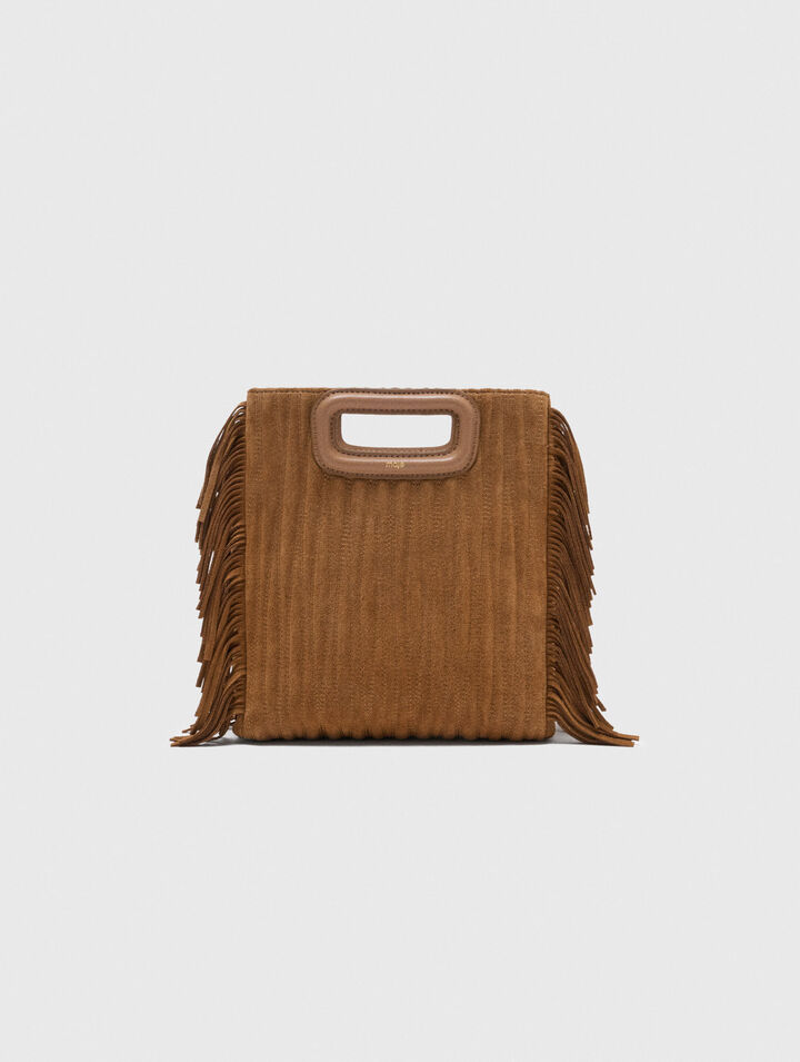 Sac M en suède matelassée