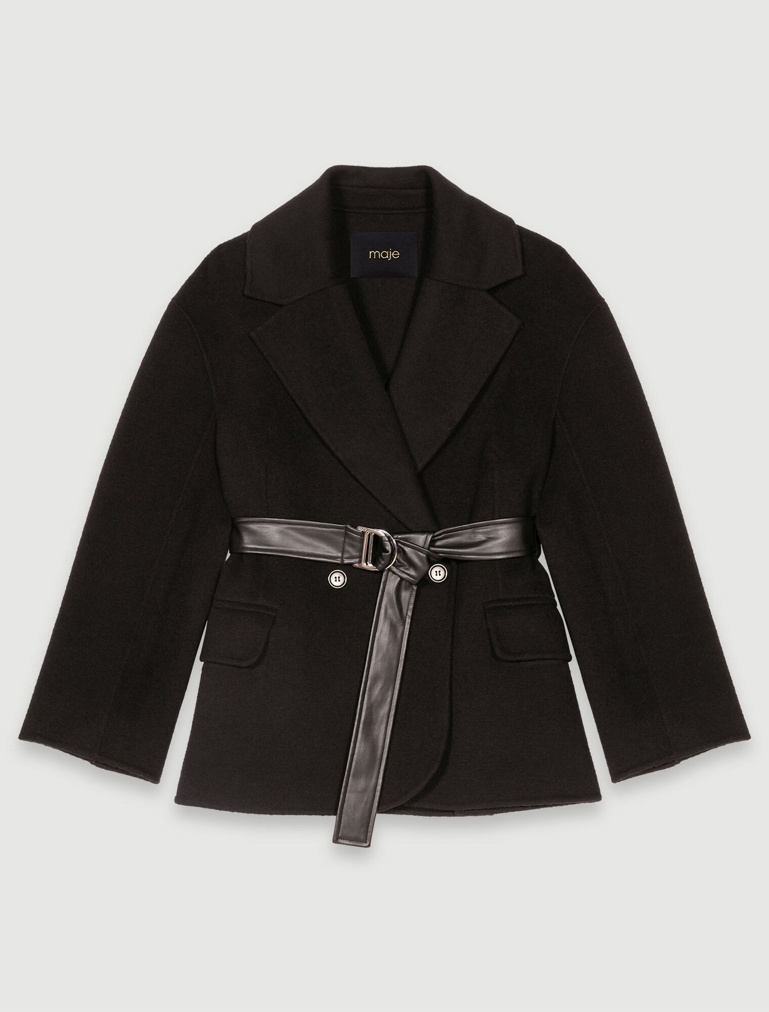 Manteau court noué