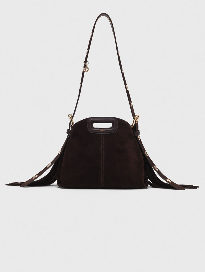Sac Miss M mini en cuir suède