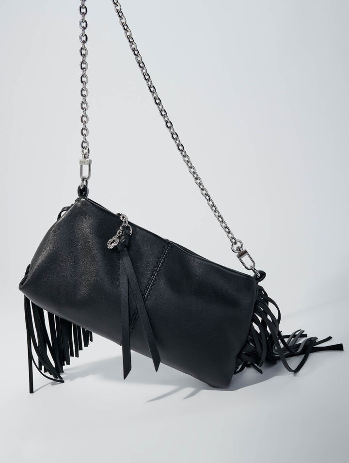 Pochette Miss M pouch en cuir lisse