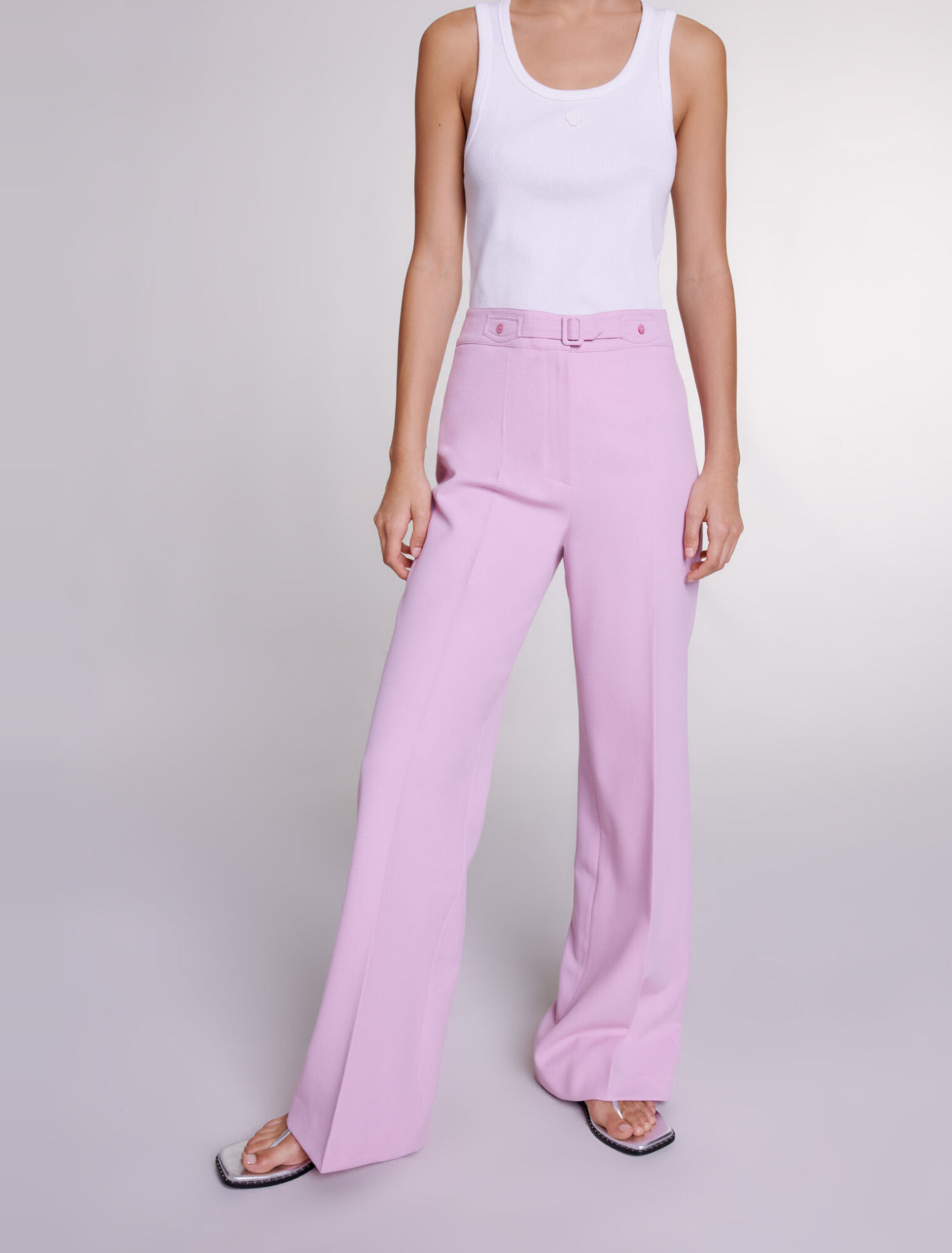Pantalon de tailleur large