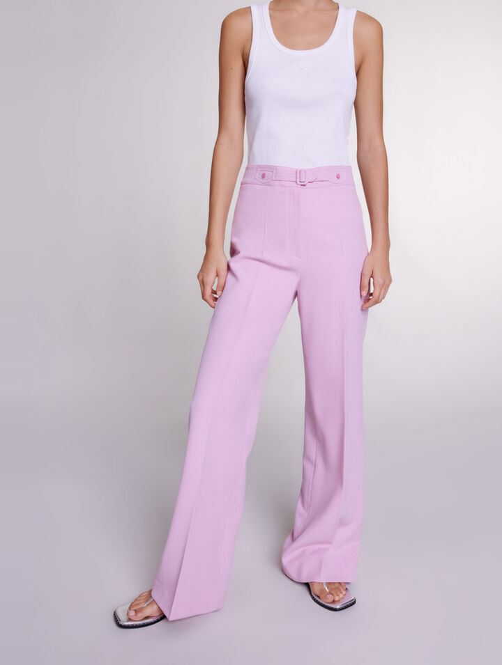 Pantalon de tailleur large