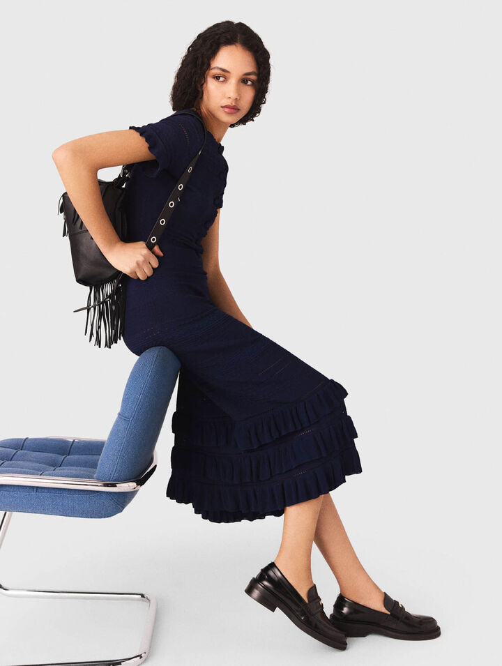 Sac Miss M mini en cuir lisse