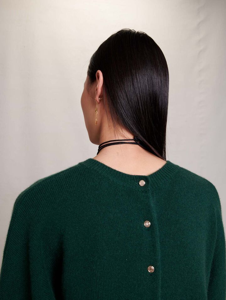 Pull en cachemire réversible