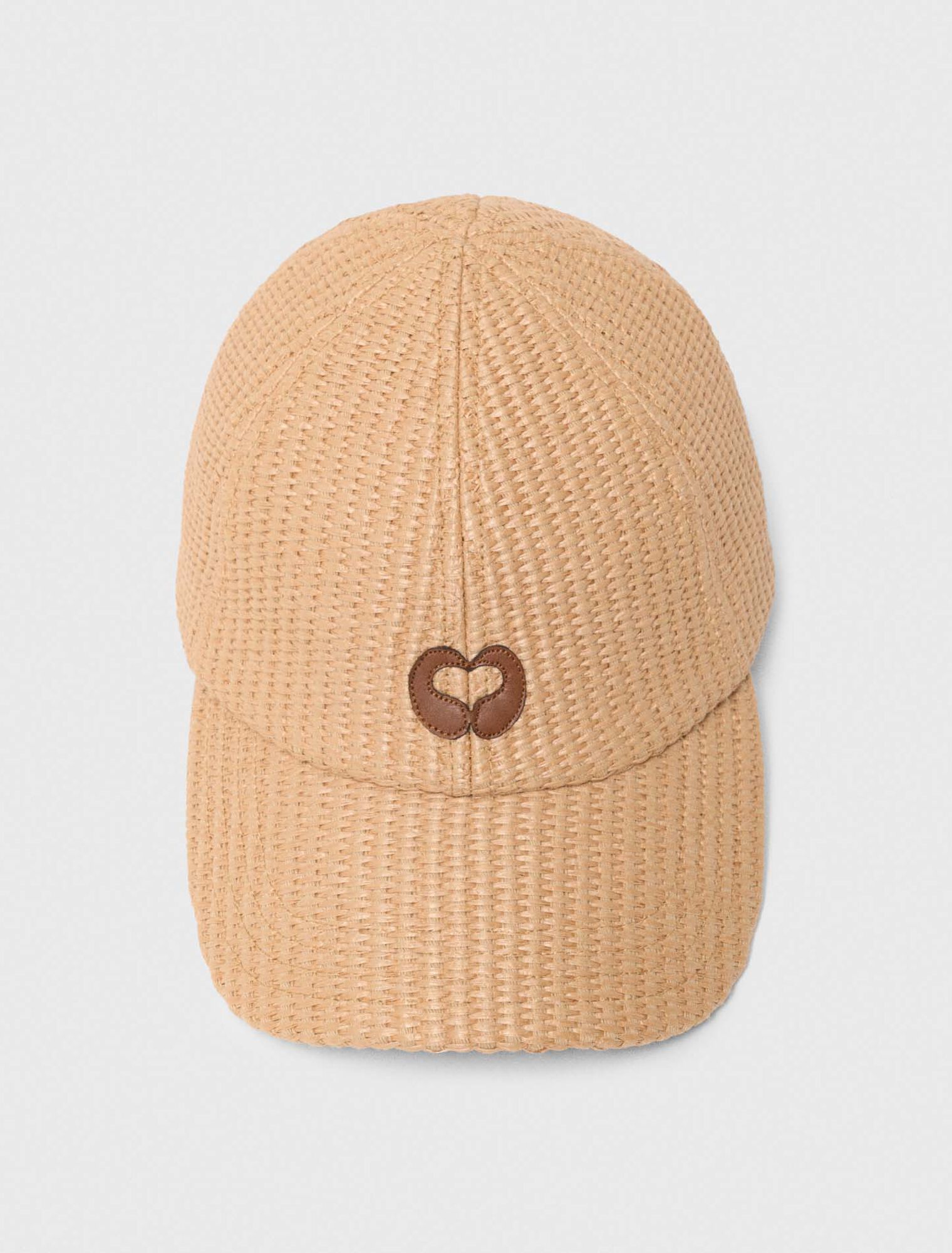 Casquette effet matiere naturelle