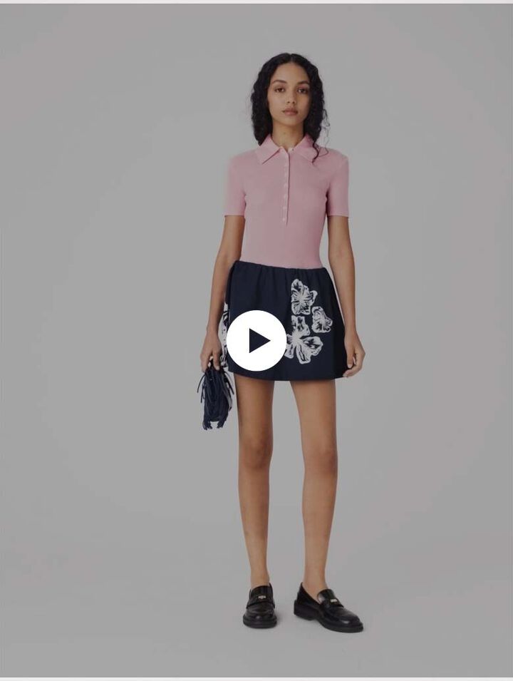 Jupe courte en coton