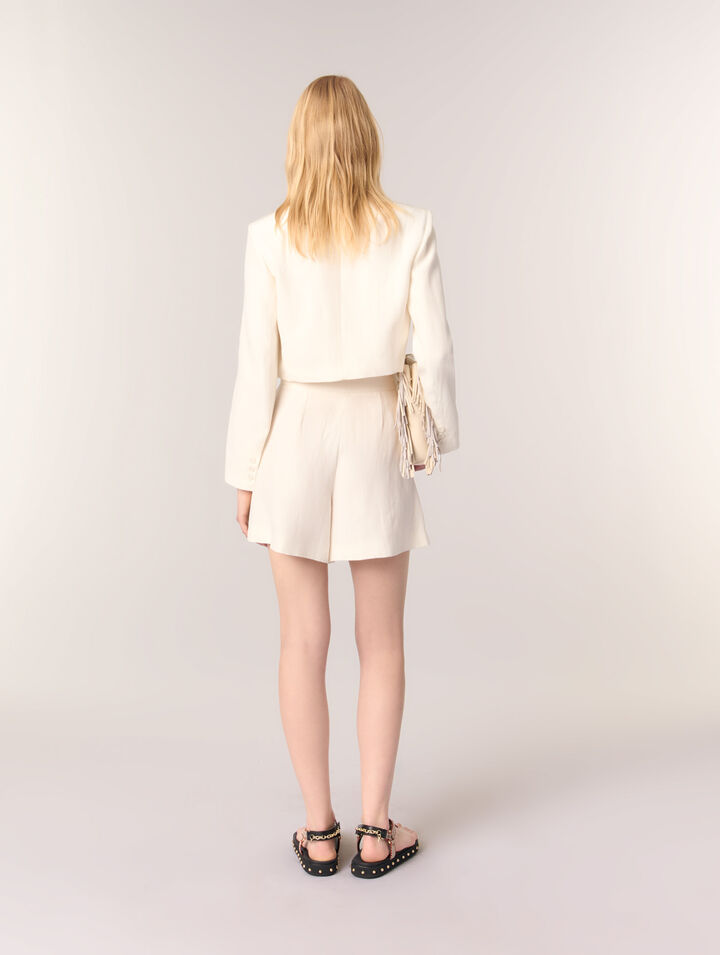 Veste de tailleur courte