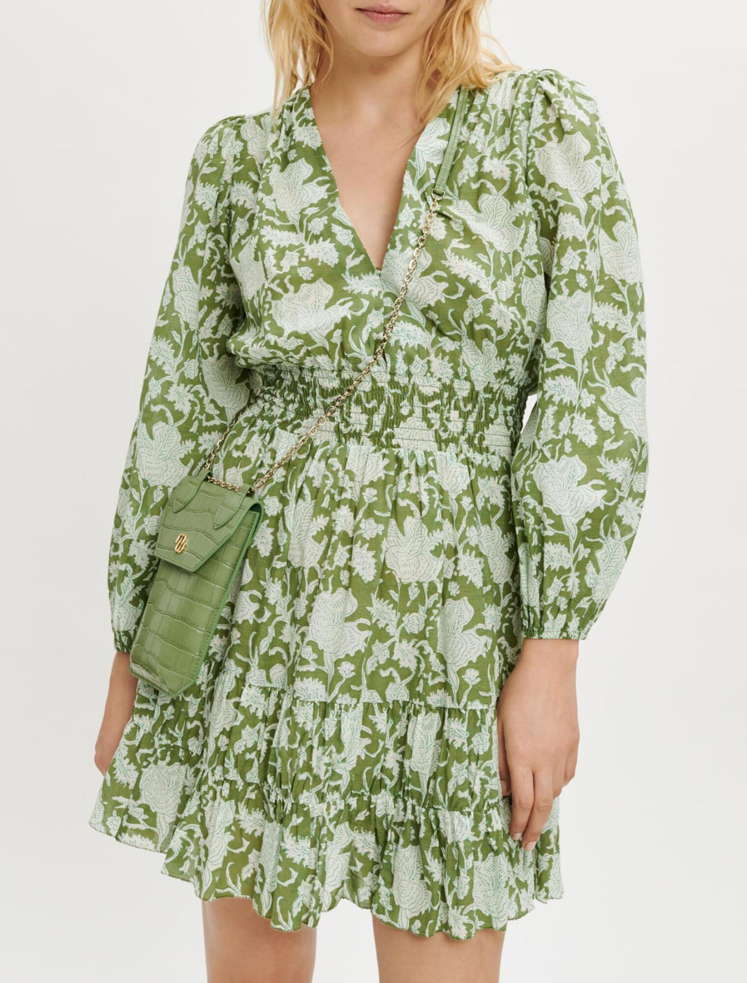 Robe courte imprimée