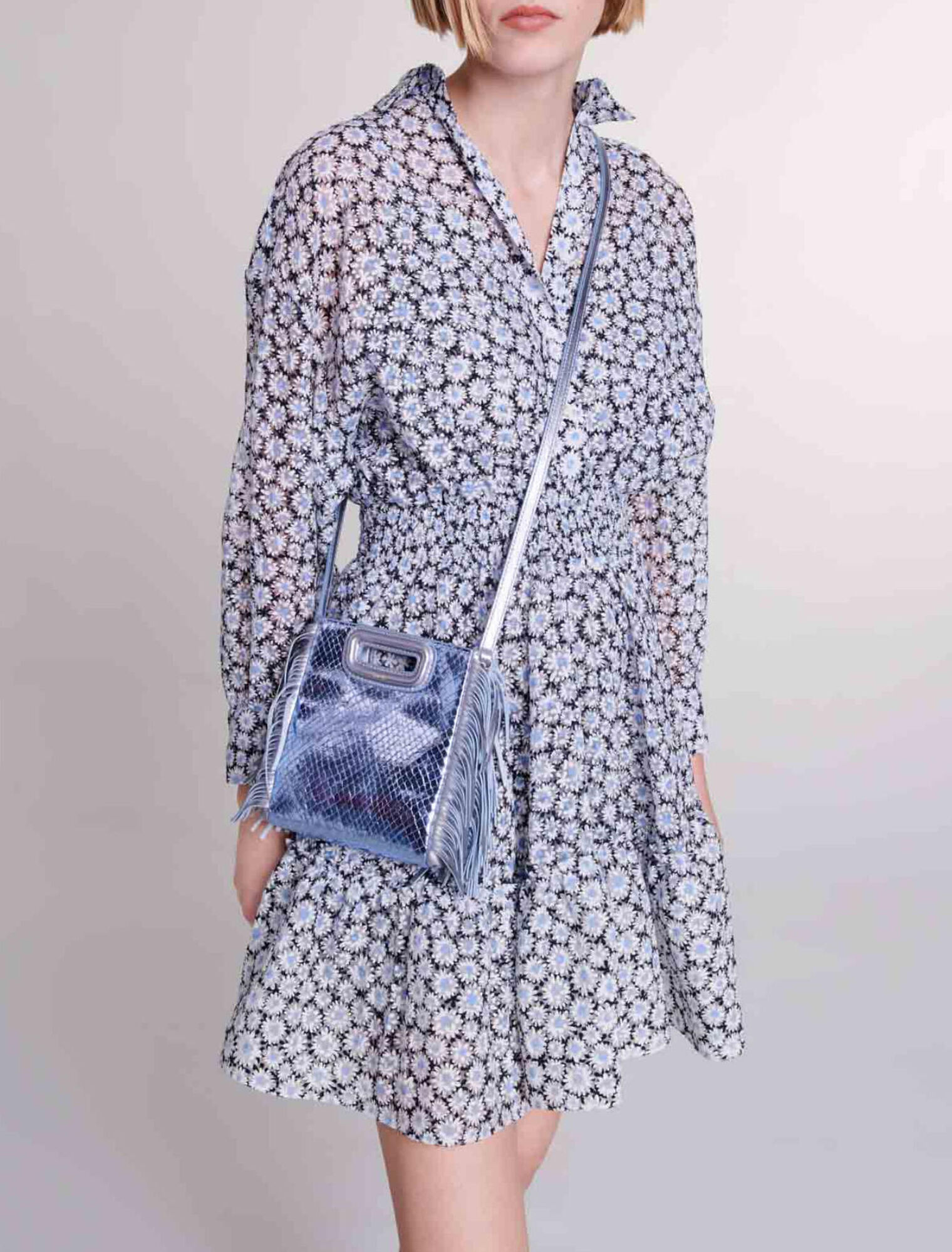 Robe courte fleurie