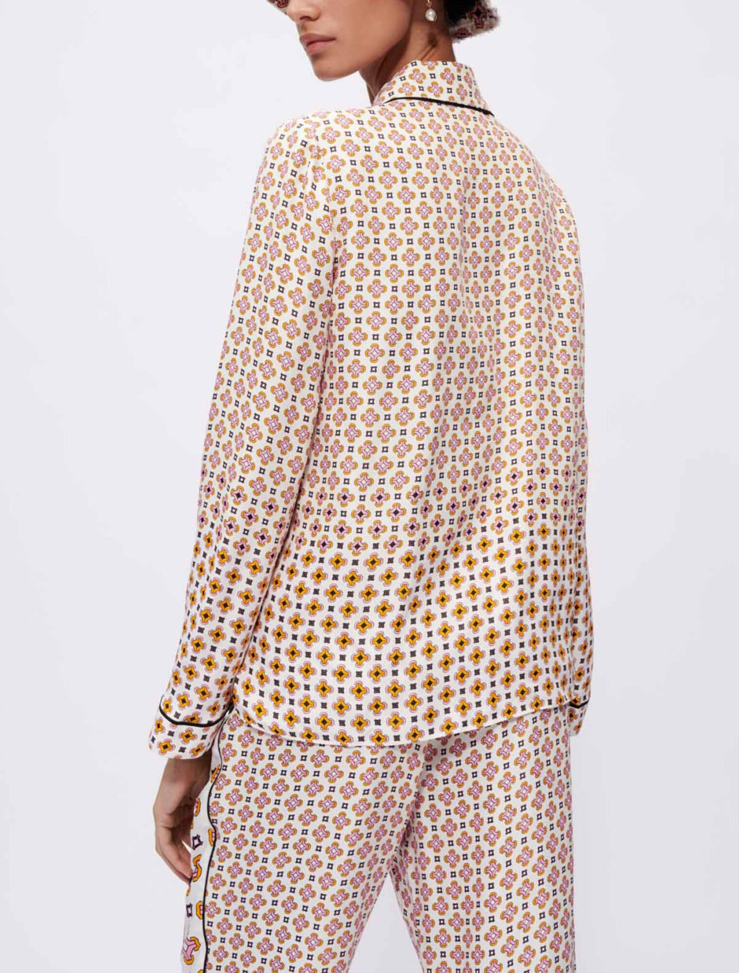 Chemise en viscose imprimée