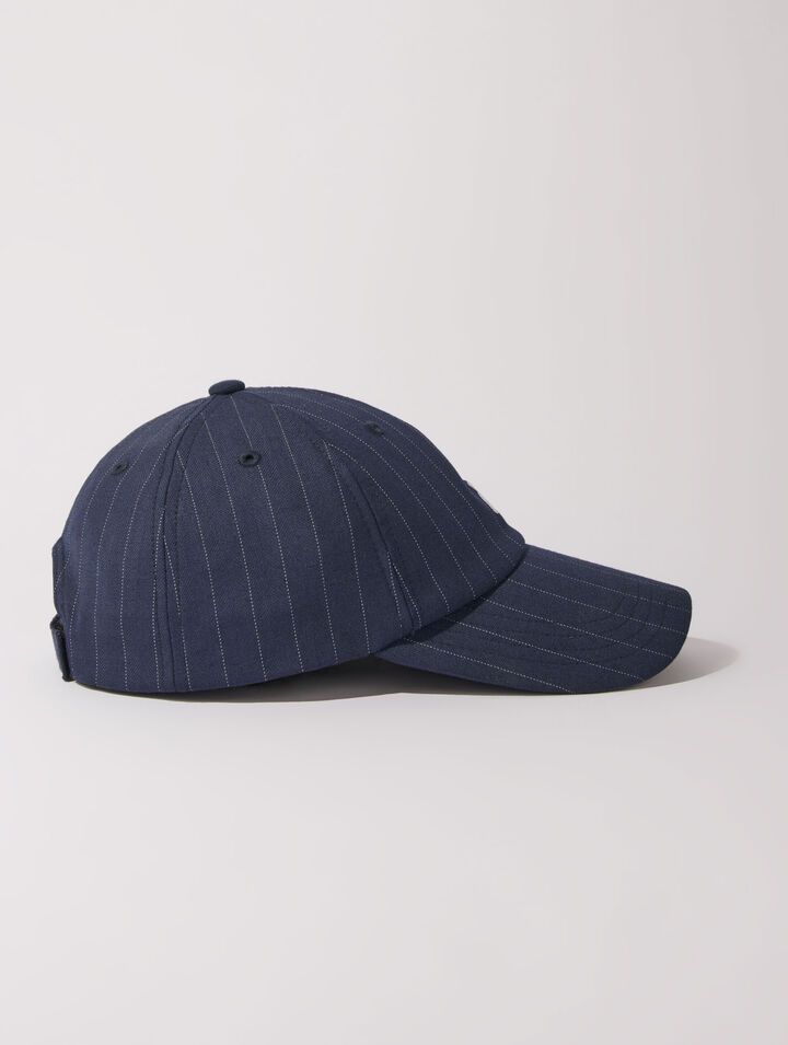 Casquette à rayures