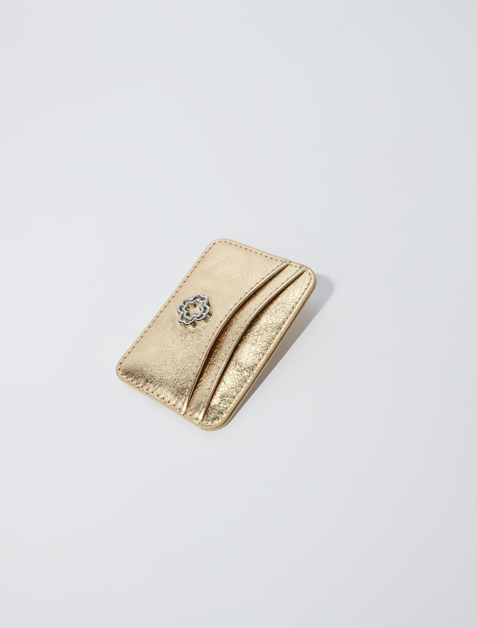 Porte carte en cuir craquelé