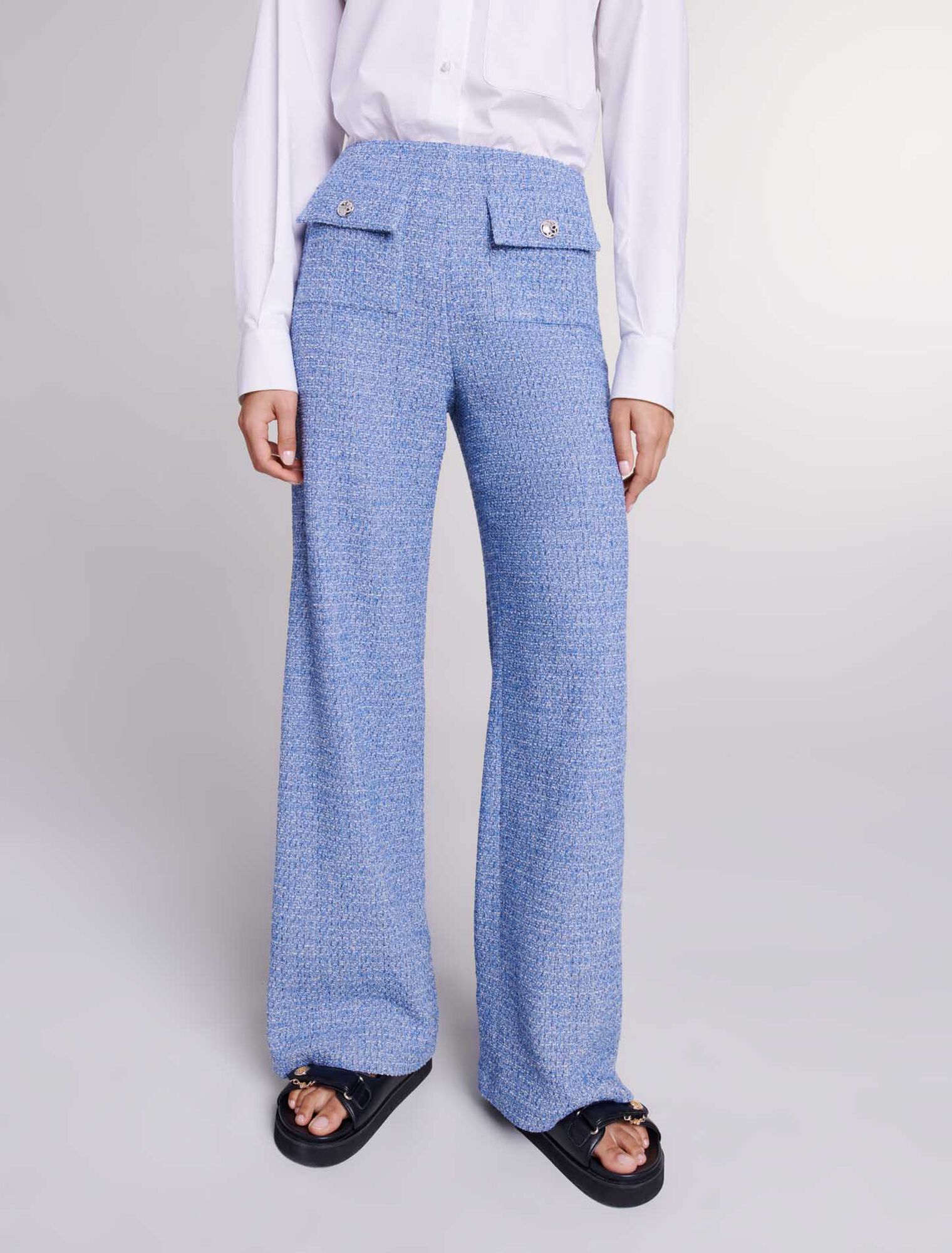 Pantalon en tweed