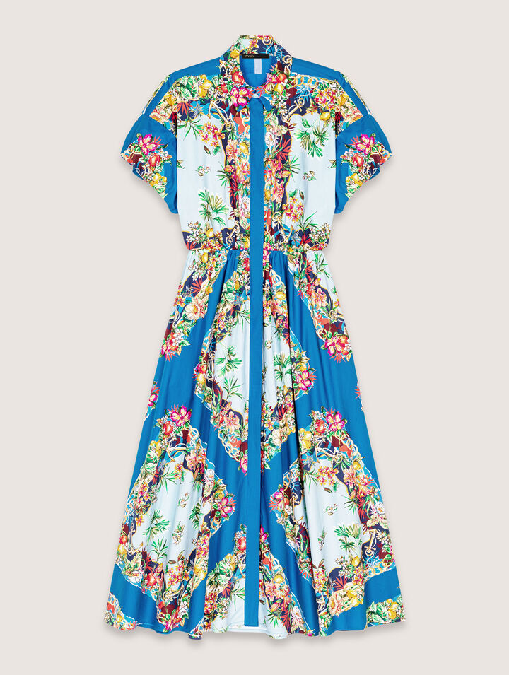 Robe longue imprimée