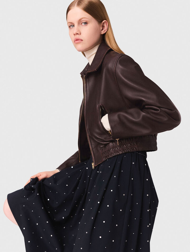 Blouson en cuir vintage