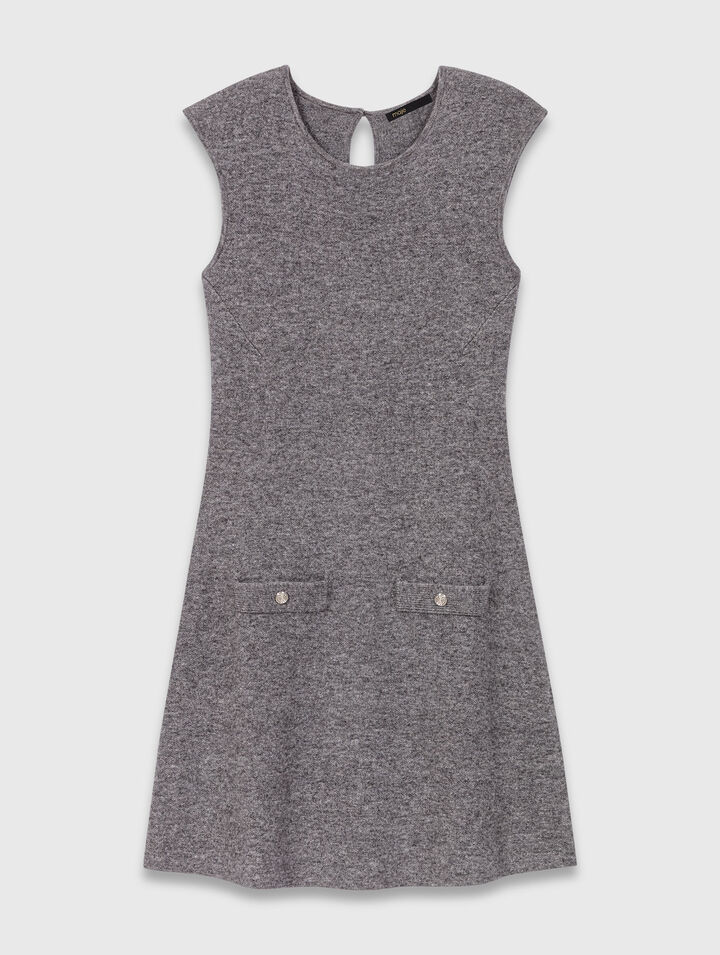 Robe en maille avec pull amovible 