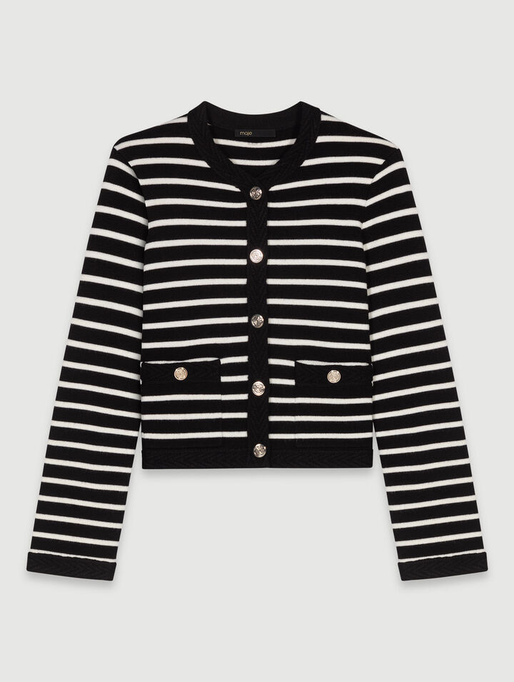 Cardigan à rayures 